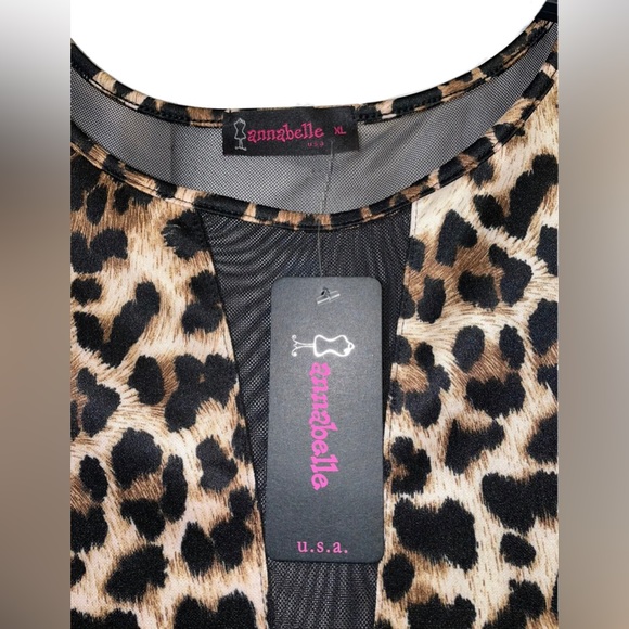 Annabelle Women's Sleeveless Bodycon Cheetah Print Dress. Sz XL. NWT - Picture 2 of 3